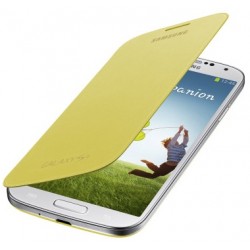 Samsung Galaxy S4 flip cover geel
