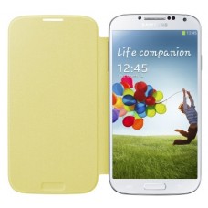 Samsung Galaxy S4 flip cover geel