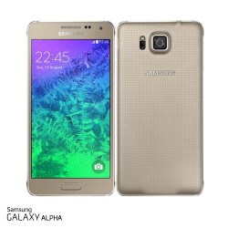 Samsung Galaxy Alpha Goud